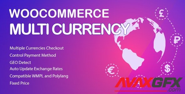 CodeCanyon - WooCommerce Multi Currency v2.1.10.2 - Currency Switcher - 20948446