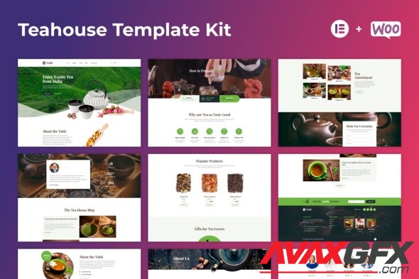 ThemeForest - Tabit v1.0.0 - Teahouse & Tea Store Elementor Template Kit - 29296840