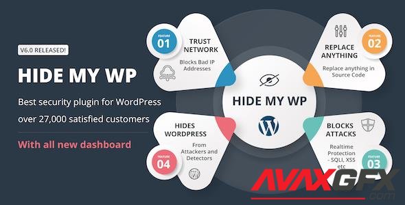 CodeCanyon - Hide My WP v6.2.2 - Amazing Security Plugin for WordPress! - 4177158 - NULLED