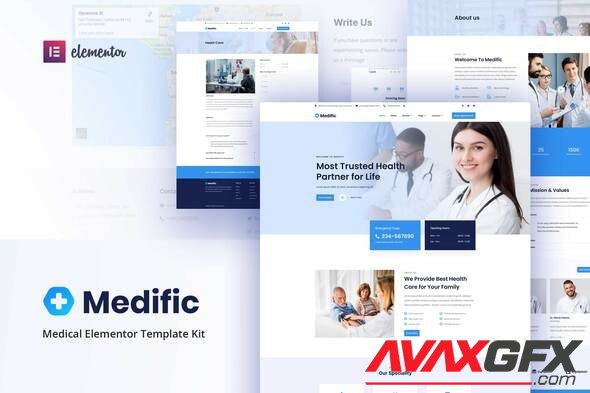 ThemeForest - Medific v1.0.0 - Medical Elementor Template Kit - 29057123