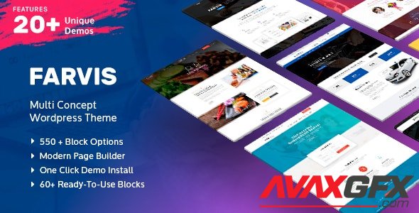 ThemeForest - Farvis v1.3.4 - Multipurpose WordPress Theme - 20896134