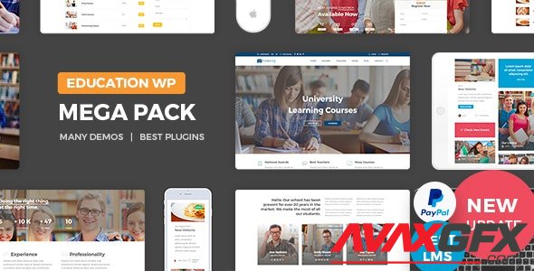 ThemeForest - Education Pack v2.2 - Education WordPress Theme - 16649896