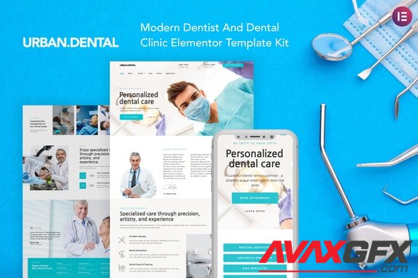 ThemeForest - UrbanDental v1.0.0 - Dentist & Dental Clinic Template Kit - 29440885