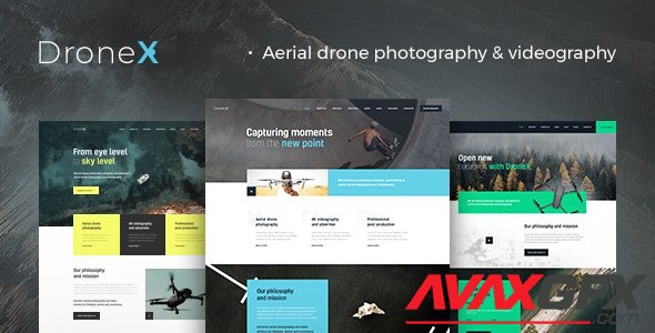 ThemeForest - DroneX v1.1.2 - Aerial Photography & Videography WordPress Theme - 24072095