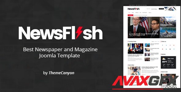 ThemeForest - NewsFlash v1.2 - Joomla News & Magazine Template (Update: 28 February 20) - 21620225