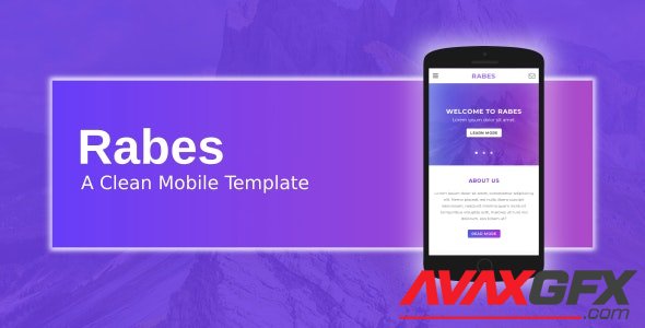 ThemeForest - Rabes v1.0 - A Clean Mobile Template - 22040196