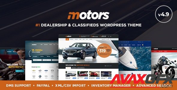 ThemeForest - Motors v4.9.3 - Car Dealer, Rental & Classifieds WordPress theme - 13987211 - NULLED