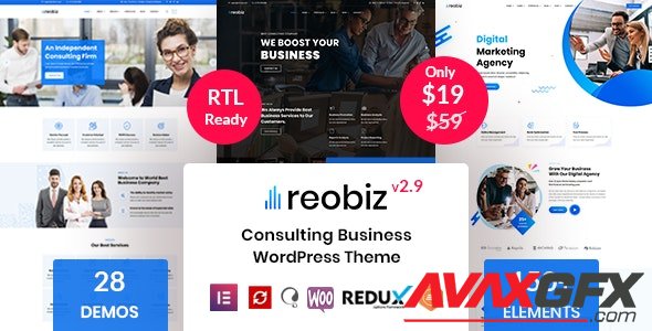 ThemeForest - Reobiz v2.8 - Consulting Business WordPress Theme - 26702860
