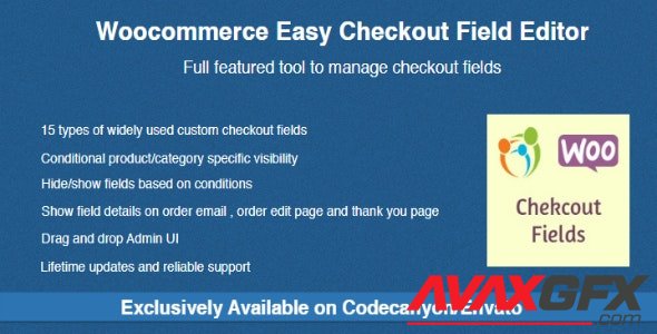 CodeCanyon - Woocommerce Easy Checkout Field Editor v2.2.2 - 9799777