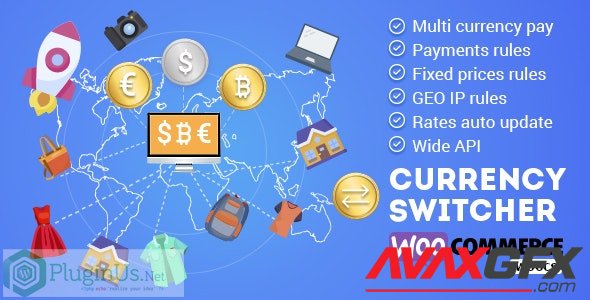 CodeCanyon - WOOCS v2.3.4 - WooCommerce Currency Switcher - WooCommerce Multi Currency and WooCommerce Multi Pay - 8085217