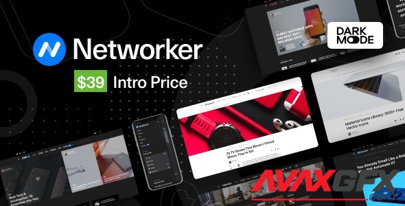ThemeForest - Networker v1.0.2 - Tech News WordPress Theme with Dark Mode - 28749988 - NULLED