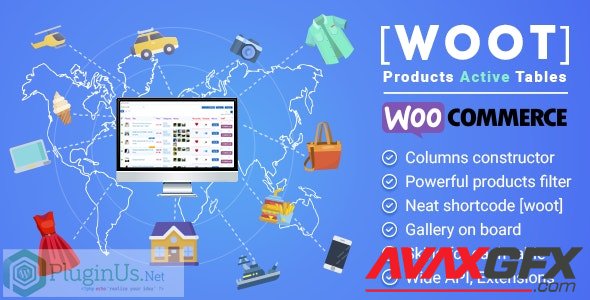 CodeCanyon - WOOT v2.0.2 - WooCommerce Products Tables Professional - 27928580