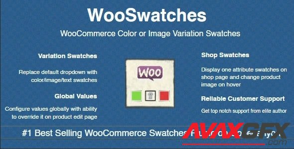 CodeCanyon - WooSwatches v3.0.17 - Woocommerce Color or Image Variation Swatches - 7444039