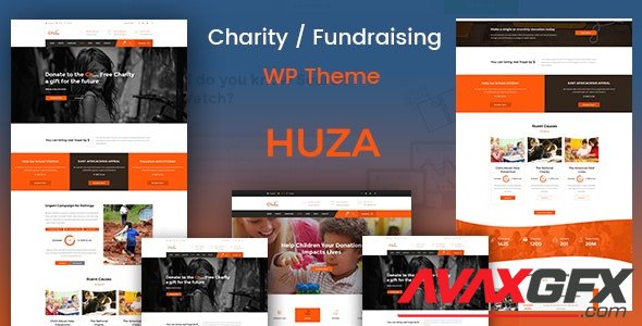 ThemeForest - Huza v1.18 - Charity Responsive WordPress Theme - 20925327