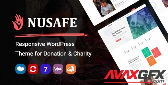 ThemeForest - Nusafe v1.4 - Responsive WordPress Theme for Donation & Charity - 26355978