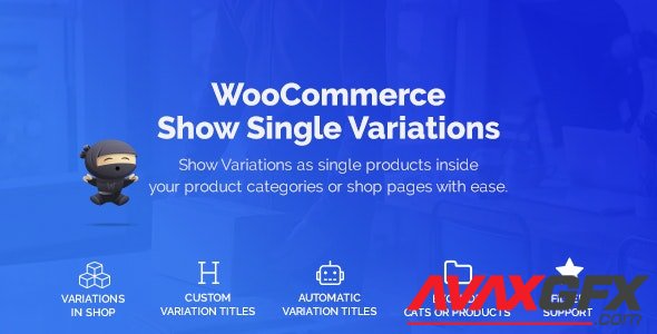 CodeCanyon - WooCommerce Show Variations as Single Products v1.3.3 - 25330620