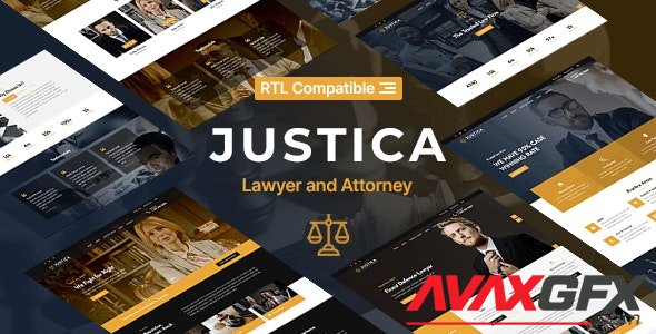 ThemeForest - Justica v1.0 - Lawyer and Attorney Website Template - 29485331