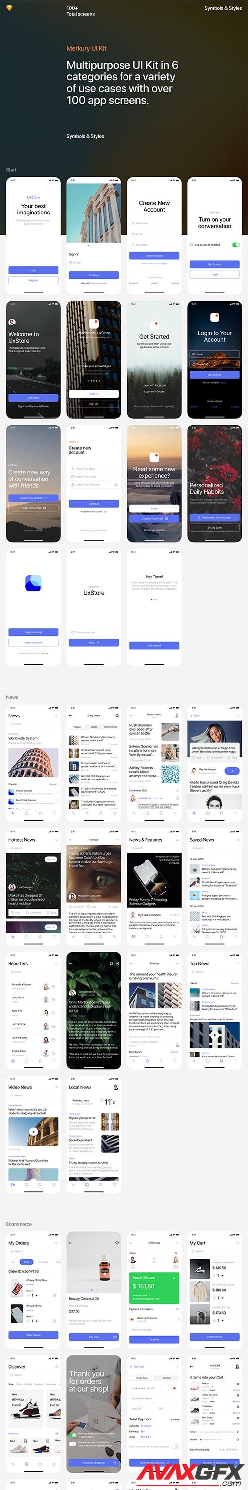 Merkury UI Kit