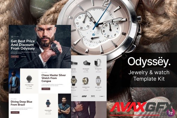 ThemeForest - Odyssey v1.0.0 - Jewelry & Watch WooCommerce Template Kit - 29501358