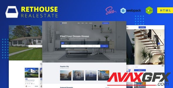 ThemeForest - Rethouse v1.0 - Real Estate HTML Template - 27090800
