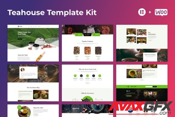 ThemeForest - Tabit v1.0.0 - Teahouse & Tea Store Elementor Template Kit (Update: 24 November 20) - 29296840