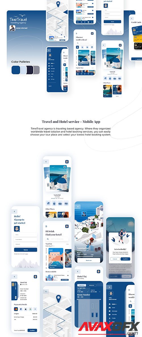 Travel and Hotel service - Mobile App