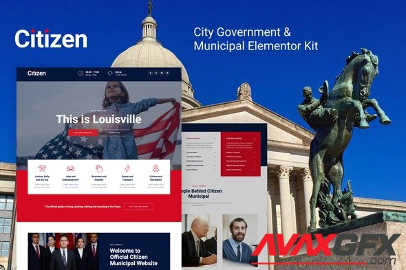 ThemeForest - Citizen v1.0.0 - City Government & Municipal Elementor Kit - 29511938