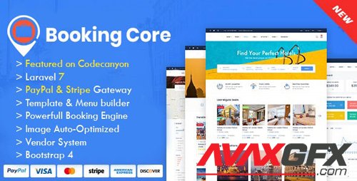 CodeCanyon - Booking Core v1.8.2 - Ultimate Booking System - 24043972