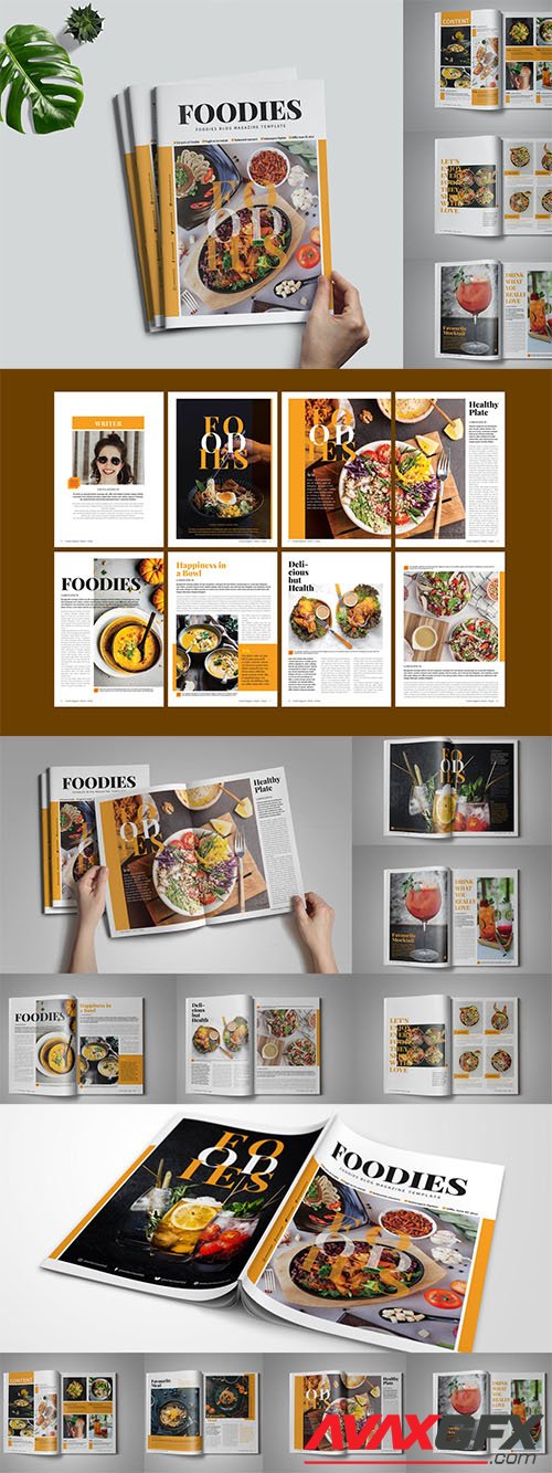 Foodies Magazine Template