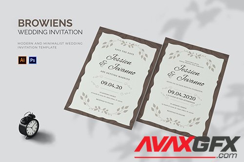 Browiens - Wedding Invitation