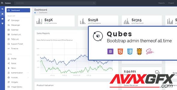 ThemeForest - Qubis v1.0.0 - Multipurpose Bootstrap Admin Template (Update: 26 September 20) - 28614307