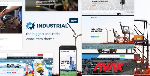 ThemeForest - Industrial v1.6.0 - Factory Business WordPress Theme - 15776179