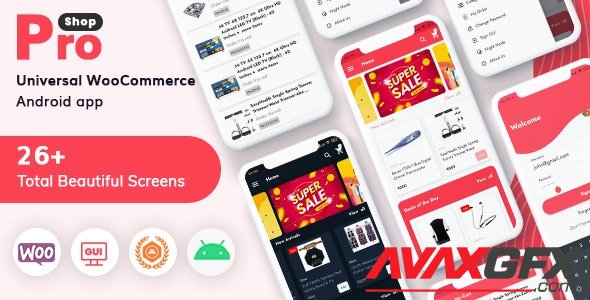 CodeCanyon - ProShop v10.0 - WooCommerce Multipurpose E-commerce Android Full Mobile App + kotlin - 27338838