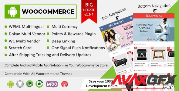 CodeCanyon - Android Woocommerce v1.9.4 - Universal Native Android Ecommerce / Store Full Mobile Application - 21952065 - NULLED
