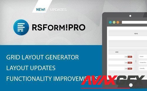 RSJoomla - RSForm!Pro v2.3.20 - Joomla Form Builder and Manager