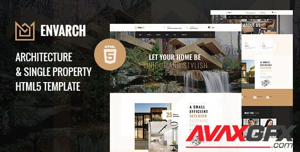 ThemeForest - EnvArch v1.0 - Architecture and Single Property HTML5 Template - 29574263