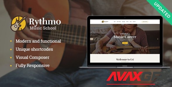 ThemeForest - Rythmo v1.2.0 - Arts & Music School WordPress Theme - 21859999