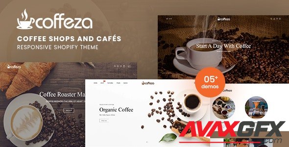 ThemeForest - Coffeza v1.0.0 - Coffee Shops and Cafes Responsive Shopify Theme - 29274916