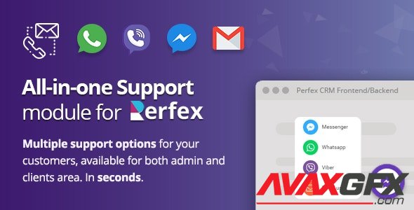 CodeCanyon - All-in-one Support module for Perfex v1.0.0 - 25269490