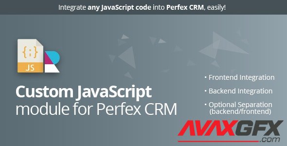 CodeCanyon - Custom JavaScript module for Perfex v1.0a - 24219858