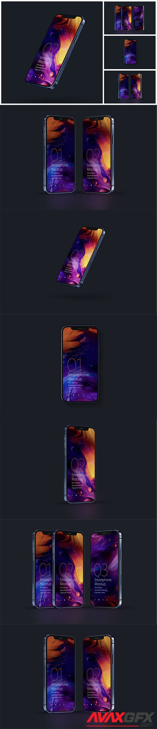 iPhone 12 Pro Mockup Set