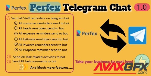 CodeCanyon - Perfex CRM and TelegramBot Chat Module v1.0 - 27095883
