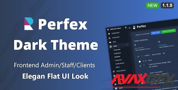 CodeCanyon - Perfex CRM Dark Theme v1.1.5 - 24237485