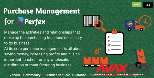 CodeCanyon - Purchase Management for Perfex CRM v1.0 - 27462292