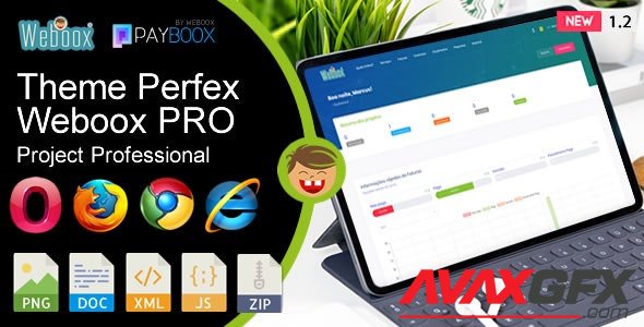 CodeCanyon - Weboox PRO theme for Perfex CRM v1.2 - 24645931