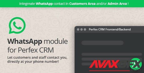 CodeCanyon - WhatsApp module for Perfex CRM v1.0 - 24915950