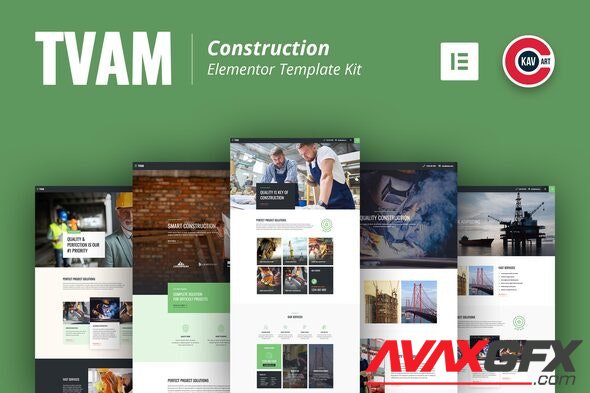 ThemeForest - Tvam v1.0.0 - Construction Elementor Template Kit - 29572940