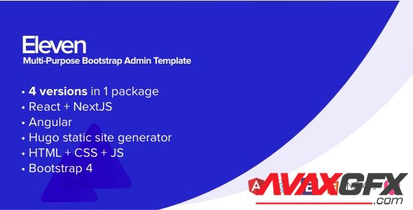 ThemeForest - Eleven v1.0 - Multi-Purpose Bootstrap Admin Template - 25559388