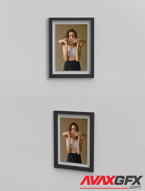 Realistic Fhoto Frame Mockup vol 02