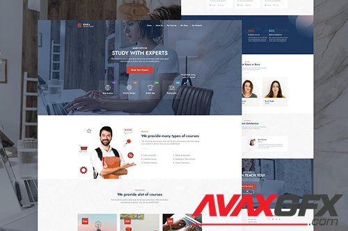 Educa - PSD Education Landing Page Template